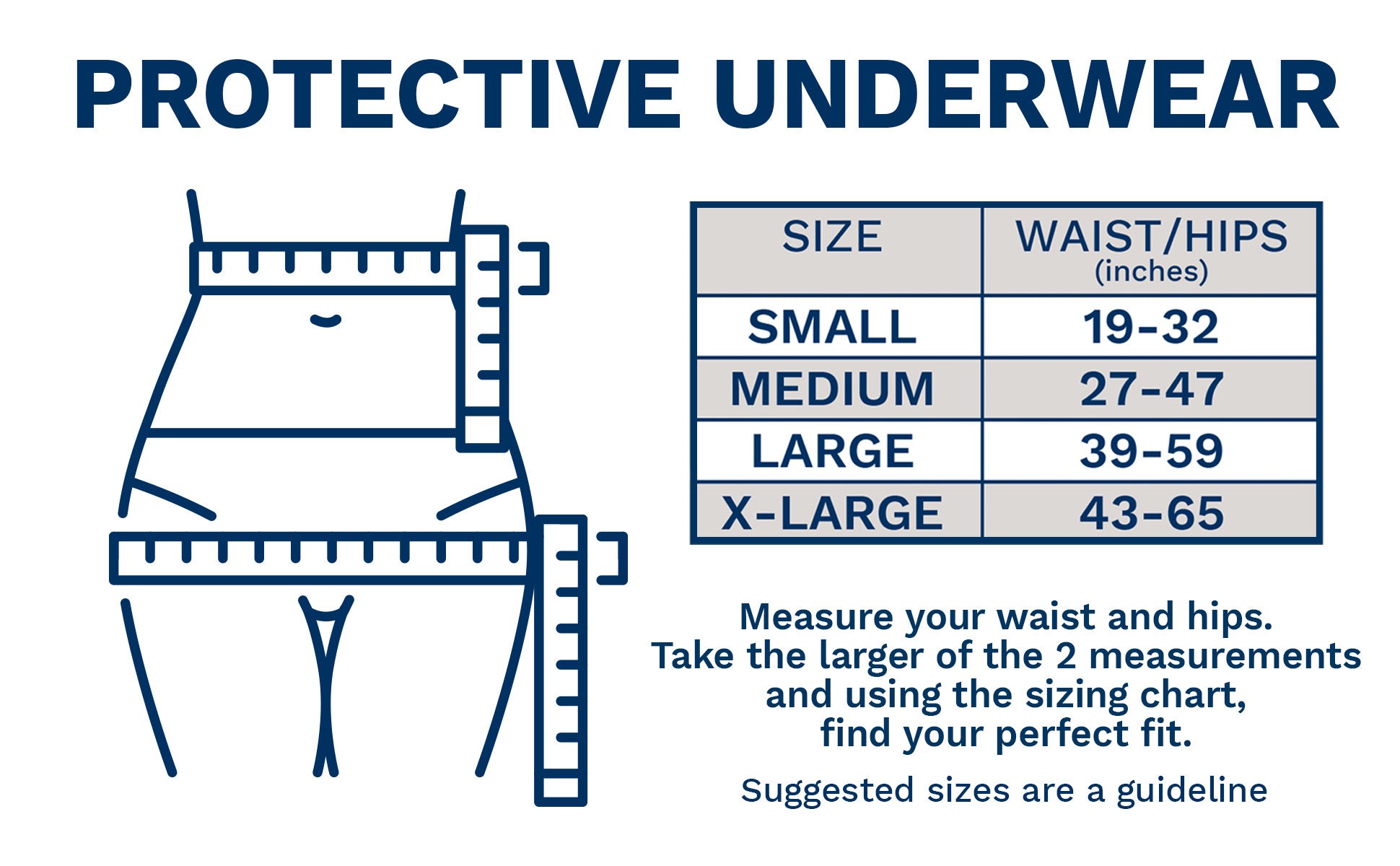 Underwear Size Chart – How to Measure and How Should it Fit?